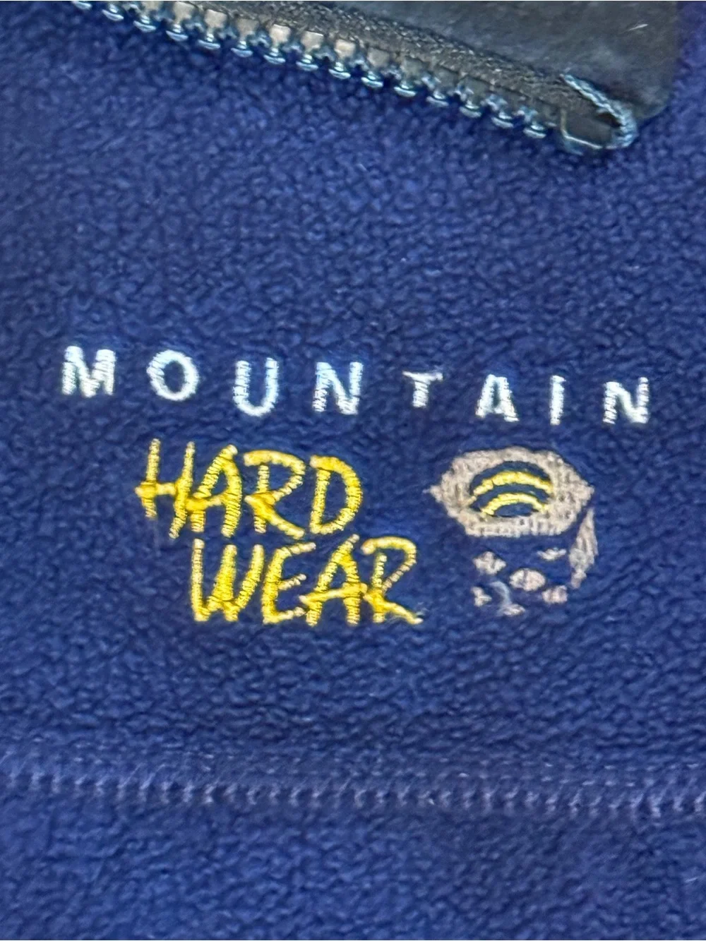 Mountain Hardwear. Men's Vintage Fleece Vest. Blue/Black. Size Medium.